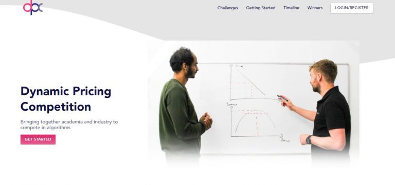Dynamic pricing competition website