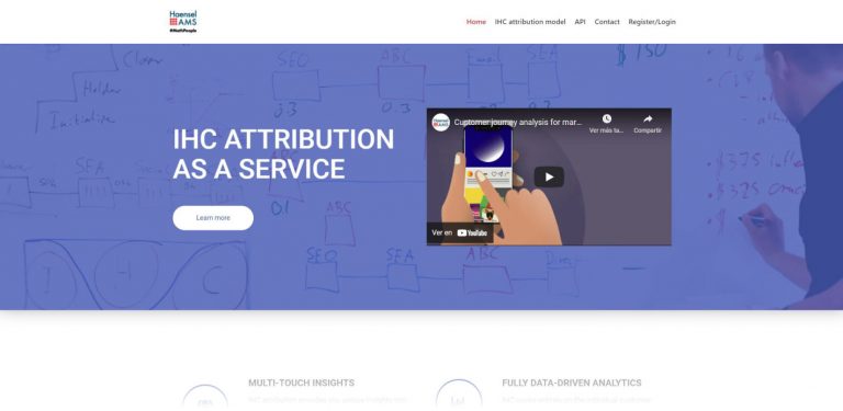 IHC attribution digital marketing web service