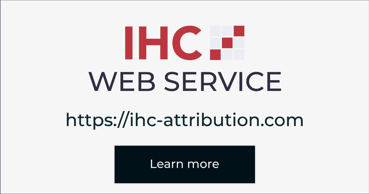 IHC digital marketing attribution web service site Haensel AMS